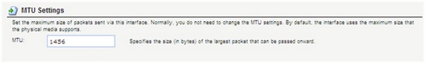 Задание MTU для L2TP-пакетов