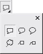 Фигуры, которые можно создать с помощью инструмента Callout Shapes (Выносные элементы)