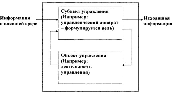 Структура системы управления экономическим объектом