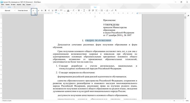  Установка произвольного размера шрифта 