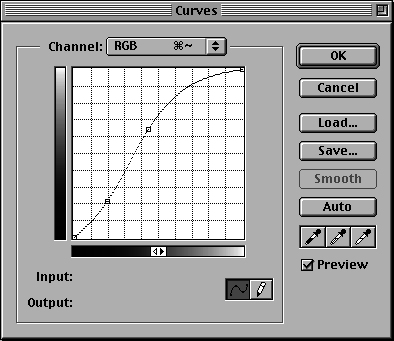 Создав второй корректирующий слой Curves, мы сформировали S-образную кривую, которая повышает яркость и улучшает контраст изображения