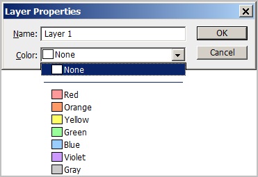  Диалоговое окно Layer Properties