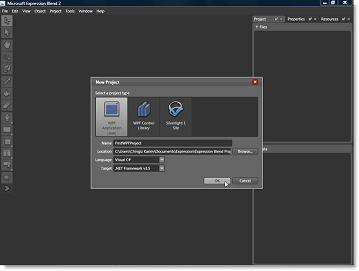  Создание WPF-приложения в Microsoft Expression Blend 