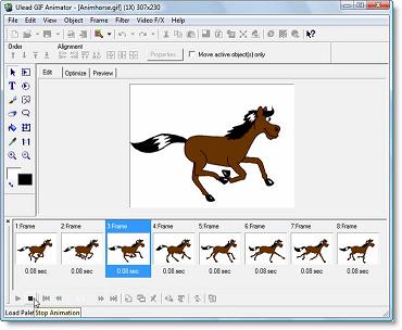 Создание GIF-рисунка в программе Ulead GIF Animator