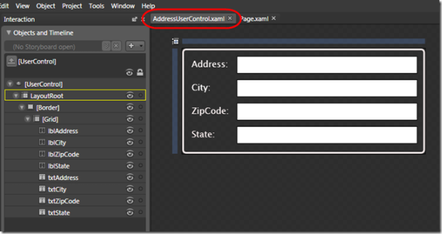 AddressUserControl
