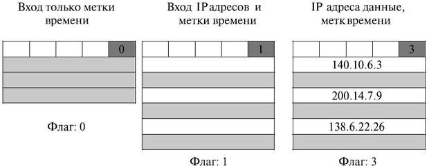 Использование флагов в метках времени