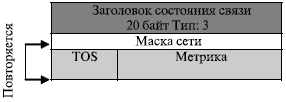 Формат LSA суммарной связи сети