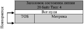 LSA суммарной линии к пограничному маршрутизатору автономной сети (АС)