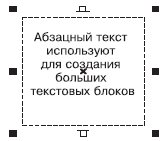 Пример простого абзацного текста