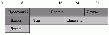 Типовой заголовок в протоколе установления соединения 