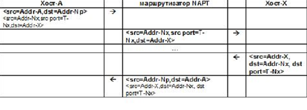 Вариант совместного использования преобразования NAРT и туннелирования