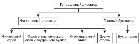 Рис. 3.3. Структура финансовой службы российской компании