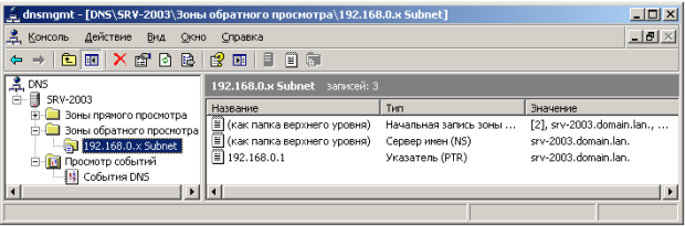 Записи зоны обратного просмотра