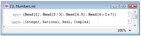 Атомарные выражения в Mathematica: числа