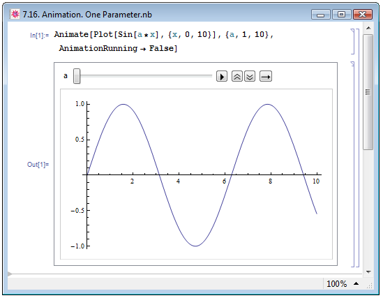 Создание анимации в Mathematica