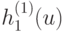 h_1^{(1)} (u)
