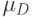 \mu_{D}