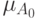 \mu_{A_0}