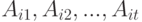 A_{i1},A_{i2},...,A_{it}