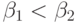 \beta_1\hm<\beta_2