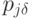 p_{j\delta}