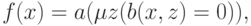 f(x)=a(\mu z (b(x,z)=0)),