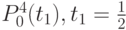 P_0^4(t_1),  t_1 = \frac{1}{2}
