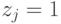 z_j=1
