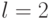 l=2