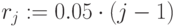r_j:=0.05\cdot (j-1)