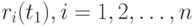 r_i(t_1), i=1,2,\dots,n