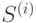 S^{(i) 