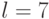 l = 7