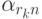 \alpha _{r_k n}