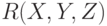 R(X, Y, Z)