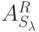 A_{S_{\lambda}}^R