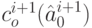 c_o^{i+1}(\hat a_0^{i+1})