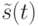 \(\tilde s(t)\)