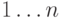 {1}\ldots{n}