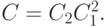 C = C_2 C_1^2 .