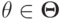 \theta\in\mathbf\Theta