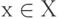 х\in Х