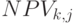 NPV_{k,j} 
