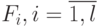 F_i, i=\overline {1, l}