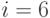 i=6