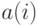 a(i)