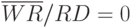 \overline{WR}/RD=0