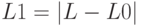 L1=|L-L0|