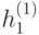 h_1^{(1)}
