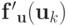 {\mathbf{f^{\prime}}}_{\mathbf{u}}
({\mathbf{u}}_k)